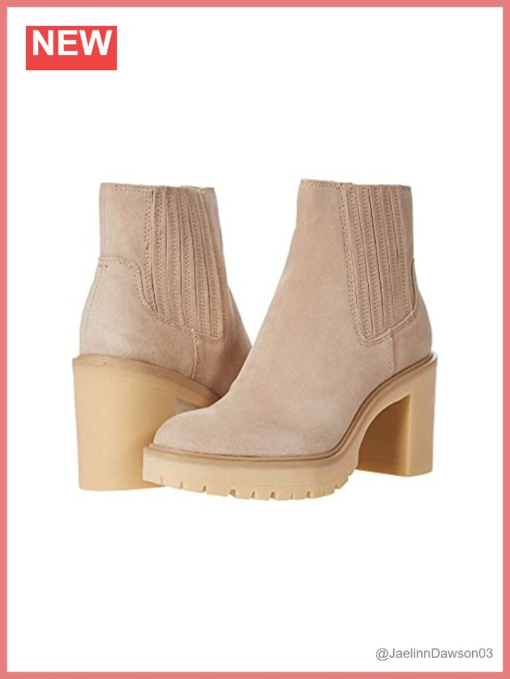 Dolce Vita Caster H2O Booties Women's Waterproof Lug Sole Ankle Boots Suede